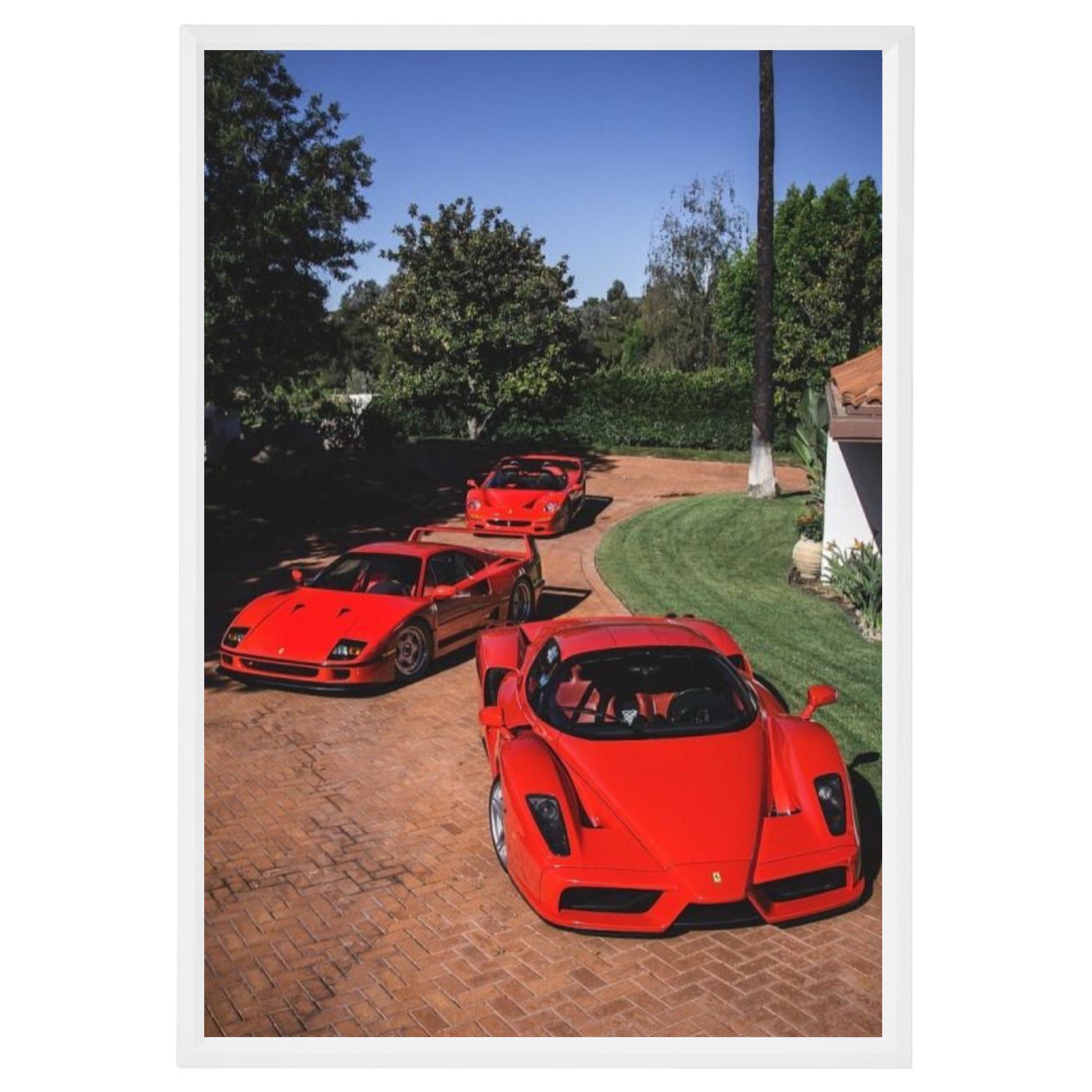 Poster Ferrari clásicos